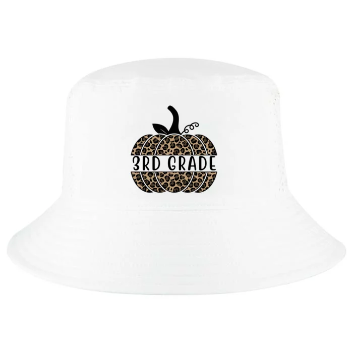 3rd Grade Leopard Pumpkin Cool Comfort Performance Bucket Hat