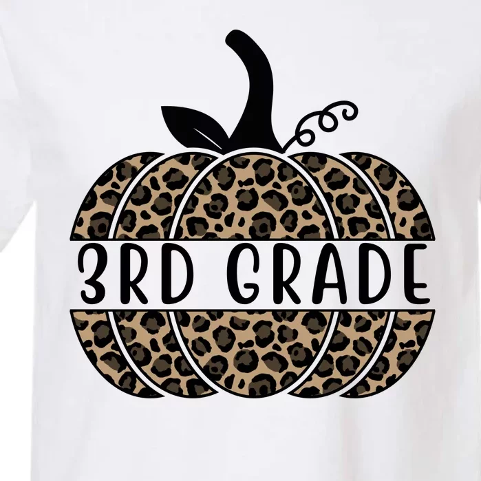 3rd Grade Leopard Pumpkin Garment-Dyed Heavyweight T-Shirt