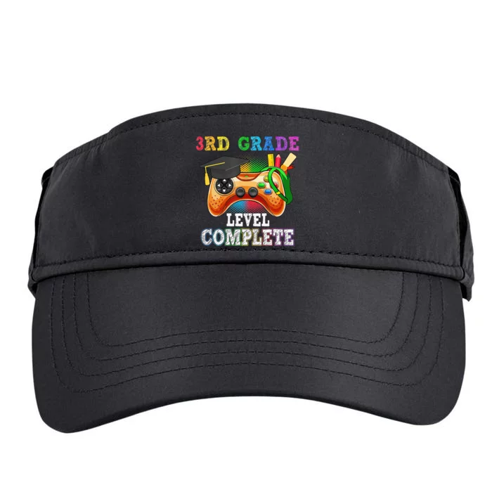 3Rd Grade Level Complete Last Day Of School Graduation Adult Drive Performance Visor