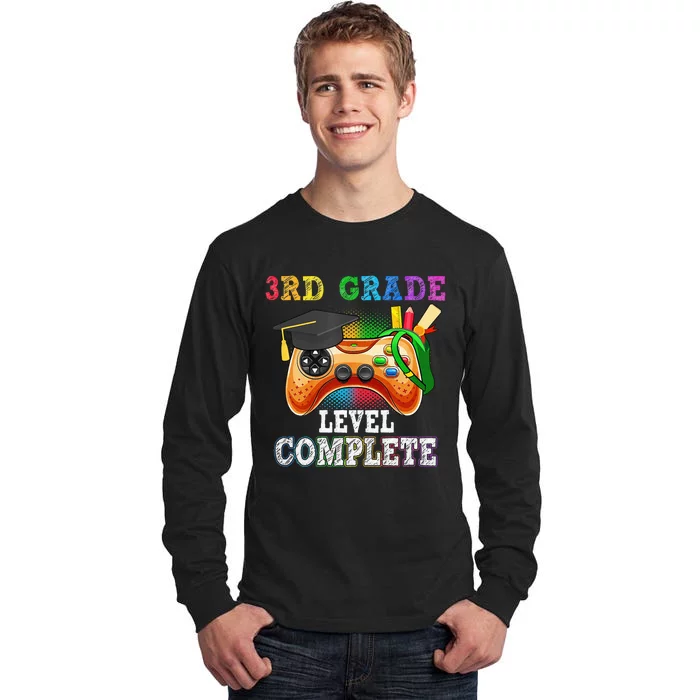 3Rd Grade Level Complete Last Day Of School Graduation Tall Long Sleeve T-Shirt