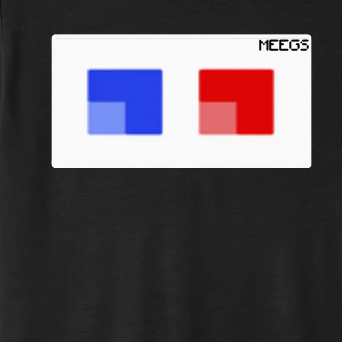 3d Glasses Meegs Chad Crypto ChromaSoft Performance T-Shirt