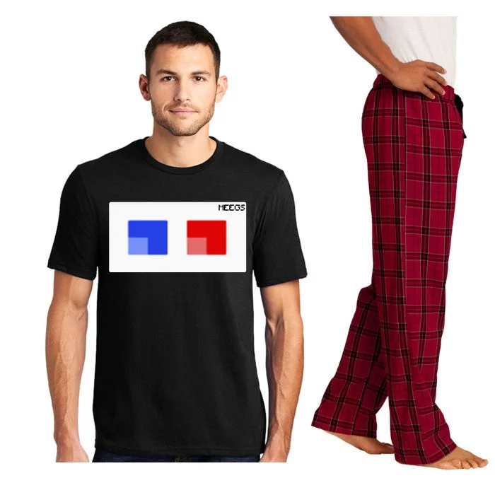 3d Glasses Meegs Chad Crypto Pajama Set