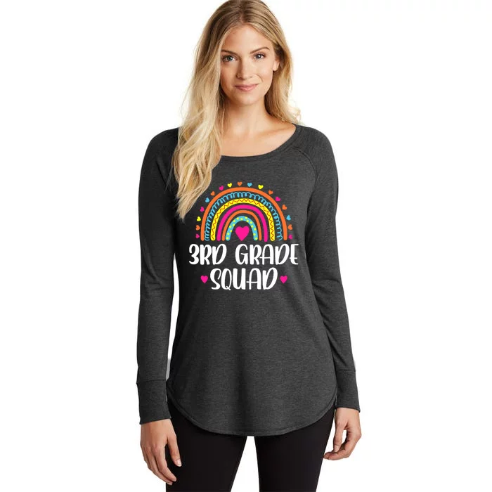 3rd Grade Squad Rainbow Back To School Teacher Wo Women's Perfect Tri Tunic Long Sleeve Shirt