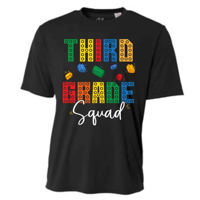 3rd Grade Squad Third Teacher Student Team Back To School Cooling Performance Crew T-Shirt