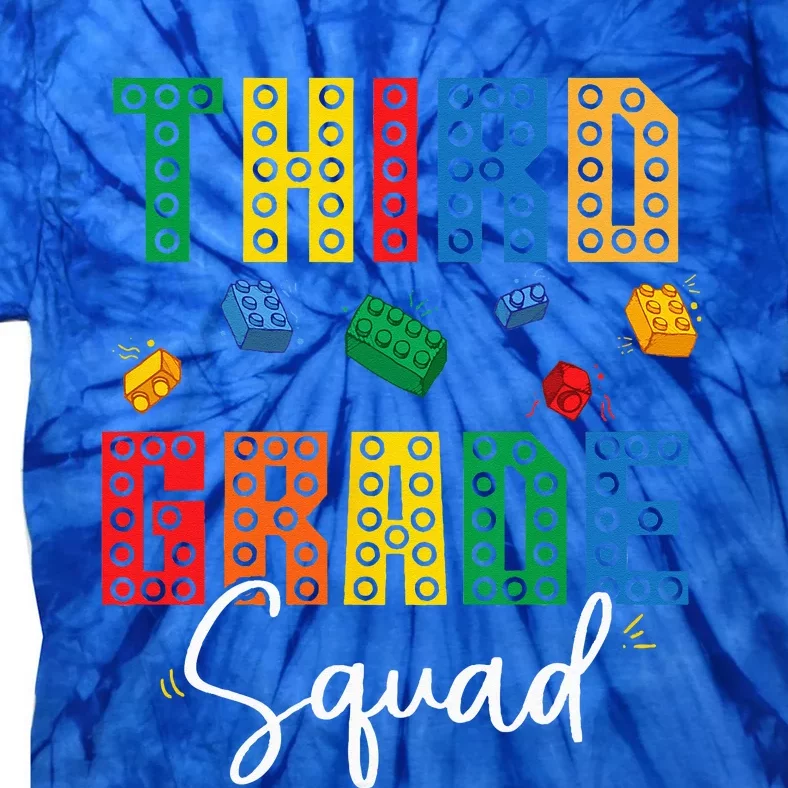 3rd Grade Squad Third Teacher Student Team Back To School Tie-Dye T-Shirt