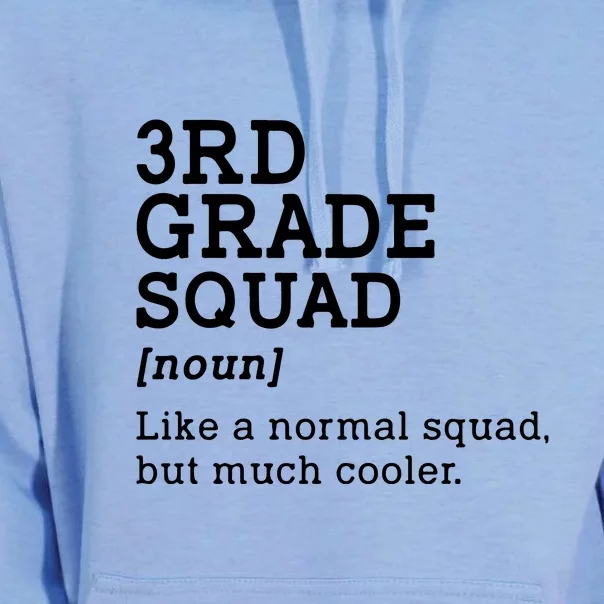 3rd Grade Squad Back To School Gift Teacher Third Grade Team Gift Unisex Surf Hoodie