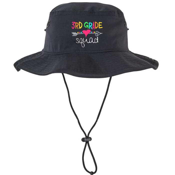 3rd Grade Squad Third Teacher Student Team Back To School Gift Legacy Cool Fit Booney Bucket Hat