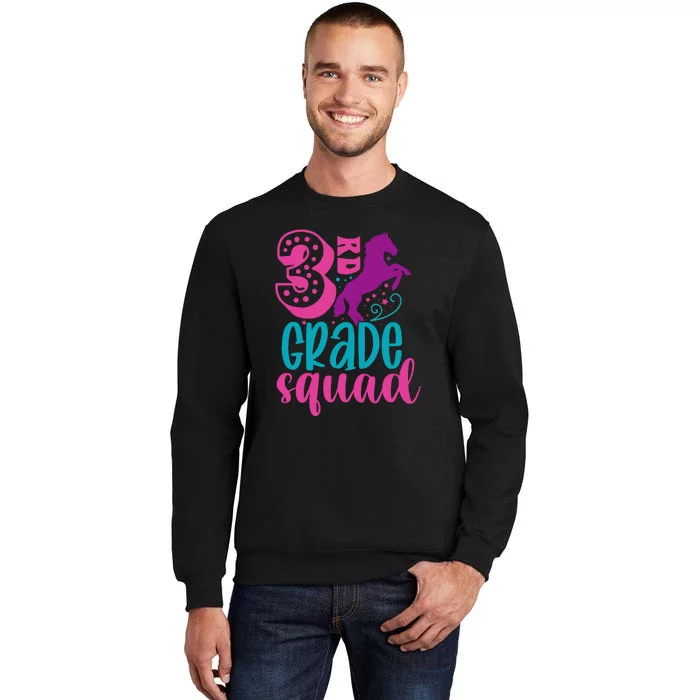 3rd Grade Squad Back To School Teacher Third Grade Gift Sweatshirt