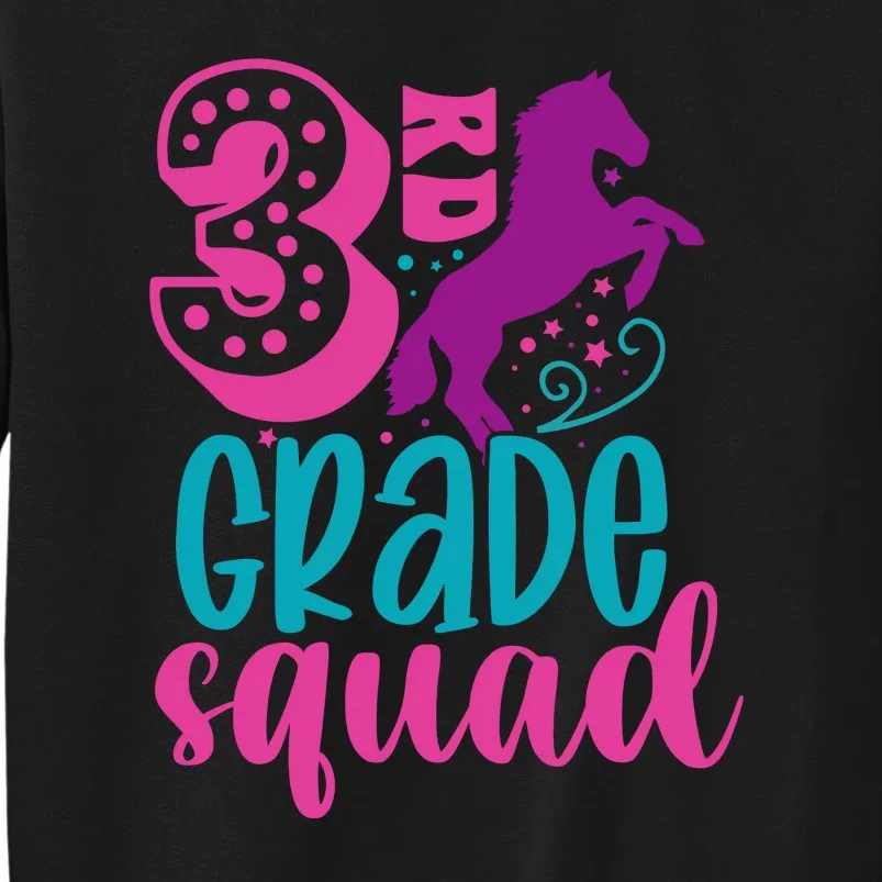 3rd Grade Squad Back To School Teacher Third Grade Gift Sweatshirt