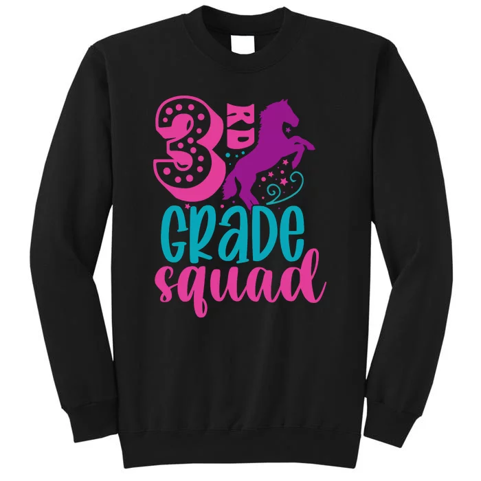 3rd Grade Squad Back To School Teacher Third Grade Gift Sweatshirt