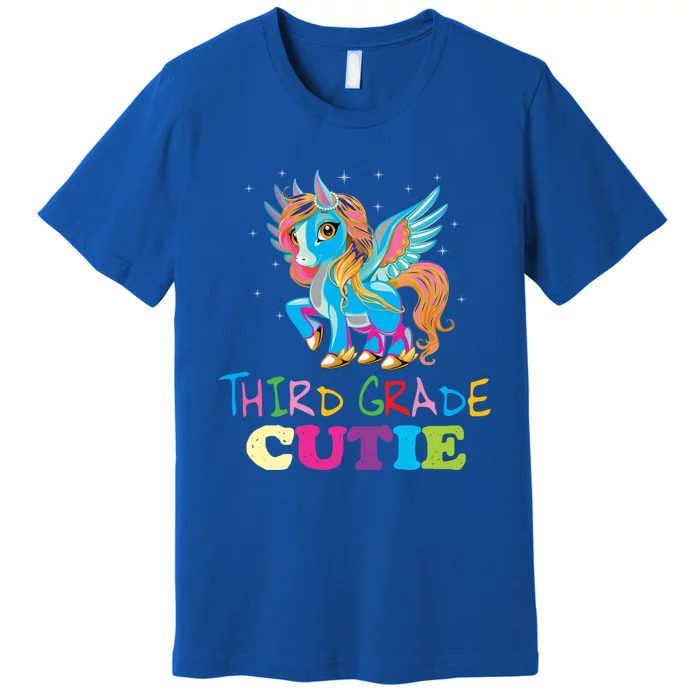 3Rd Grade Squad Unicorn Gift Back To School Meaningful Gift Premium T-Shirt