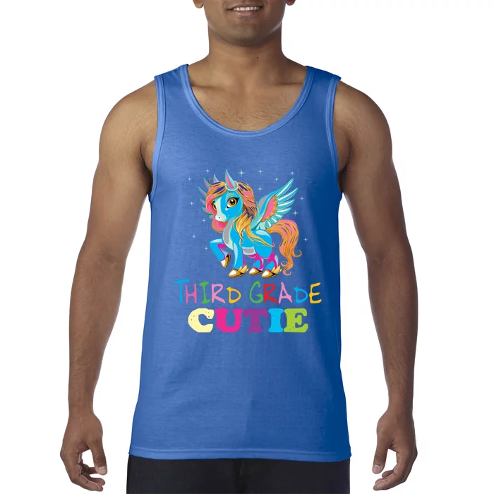 3Rd Grade Squad Unicorn Gift Back To School Meaningful Gift Tank Top