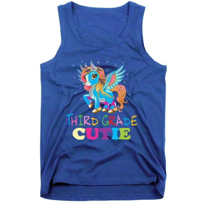 3Rd Grade Squad Unicorn Gift Back To School Meaningful Gift Tank Top