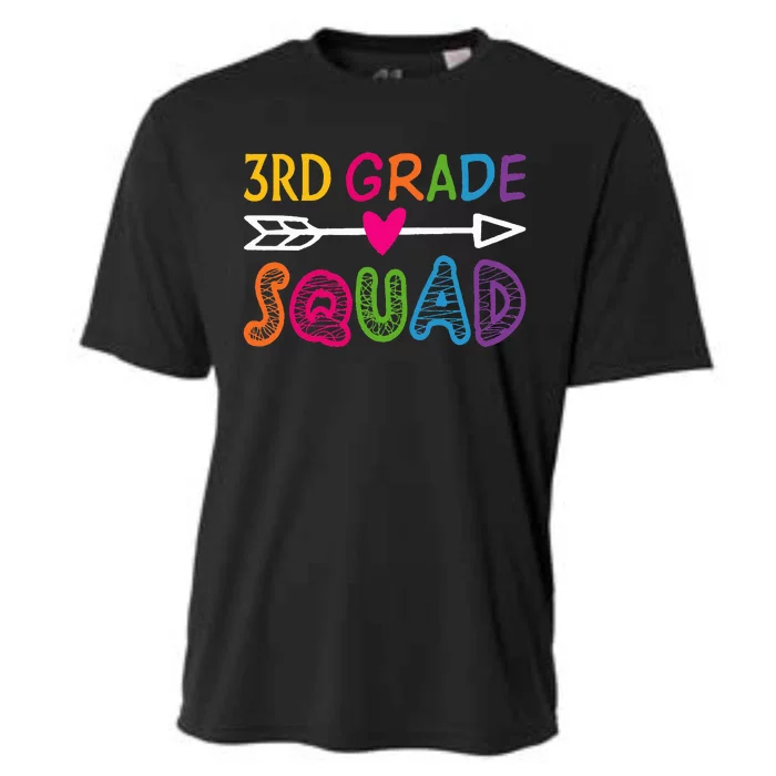 3Rd Grade Squad Back To School Cooling Performance Crew T-Shirt