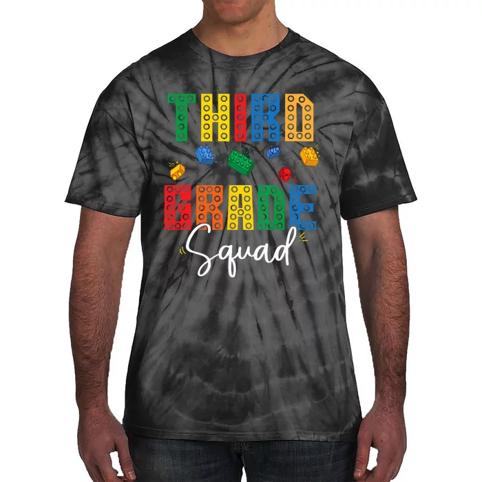 3rd Grade Squad Third Teacher Student Team Back To School Tie-Dye T-Shirt