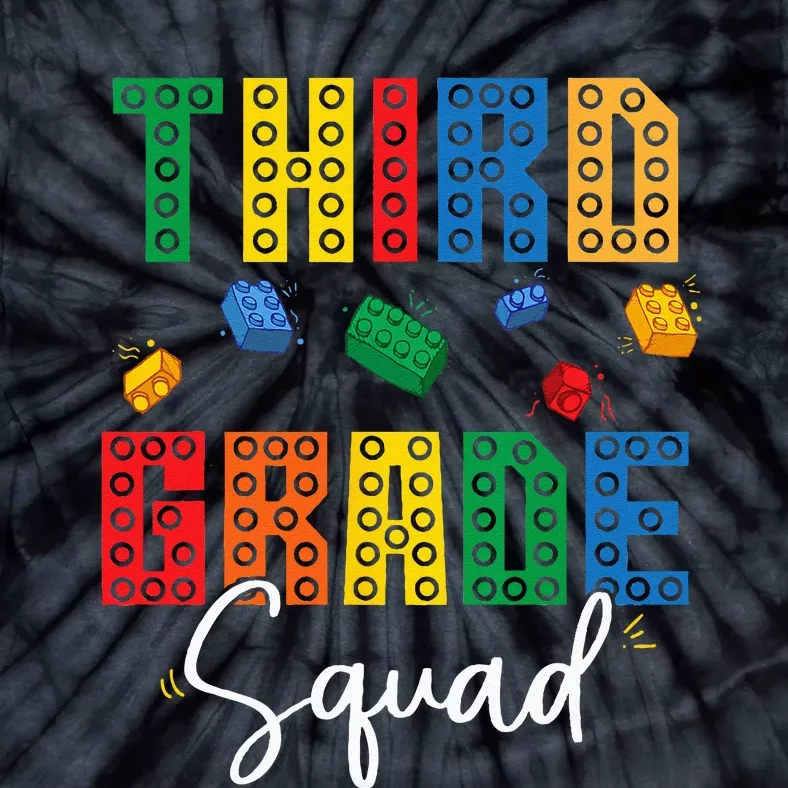 3rd Grade Squad Third Teacher Student Team Back To School Tie-Dye T-Shirt