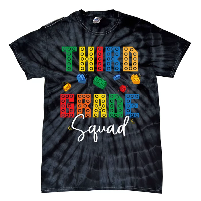 3rd Grade Squad Third Teacher Student Team Back To School Tie-Dye T-Shirt