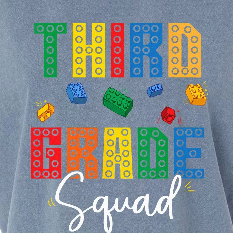 3rd Grade Squad Third Teacher Student Team Back To School Garment-Dyed Women's Muscle Tee