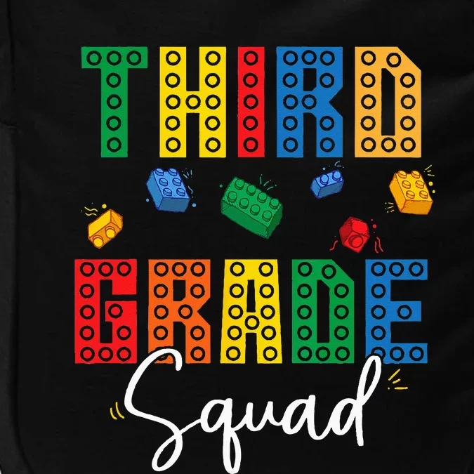 3rd Grade Squad Third Teacher Student Team Back To School Impact Tech Backpack