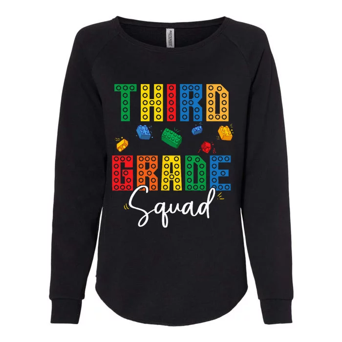 3rd Grade Squad Third Teacher Student Team Back To School Womens California Wash Sweatshirt