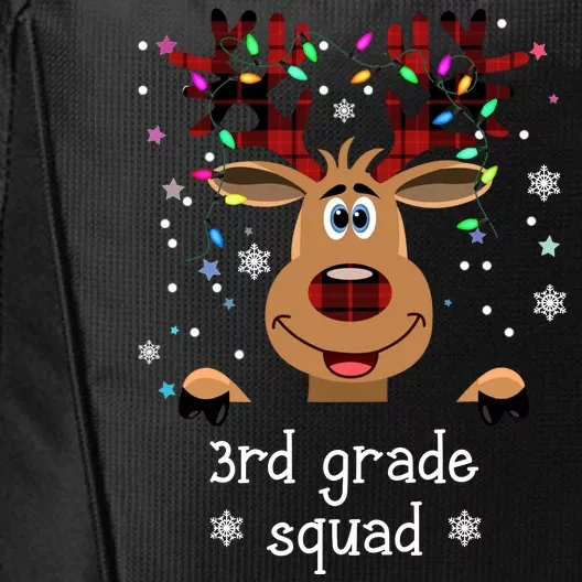 3rd Grade Squad Reindeer Christmas City Backpack