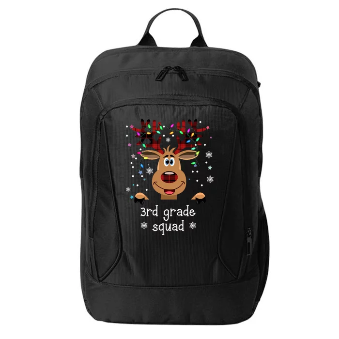 3rd Grade Squad Reindeer Christmas City Backpack