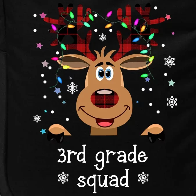 3rd Grade Squad Reindeer Christmas Impact Tech Backpack