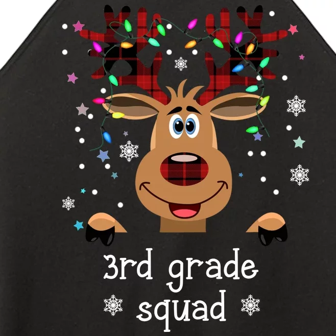 3rd Grade Squad Reindeer Christmas Women’s Perfect Tri Rocker Tank