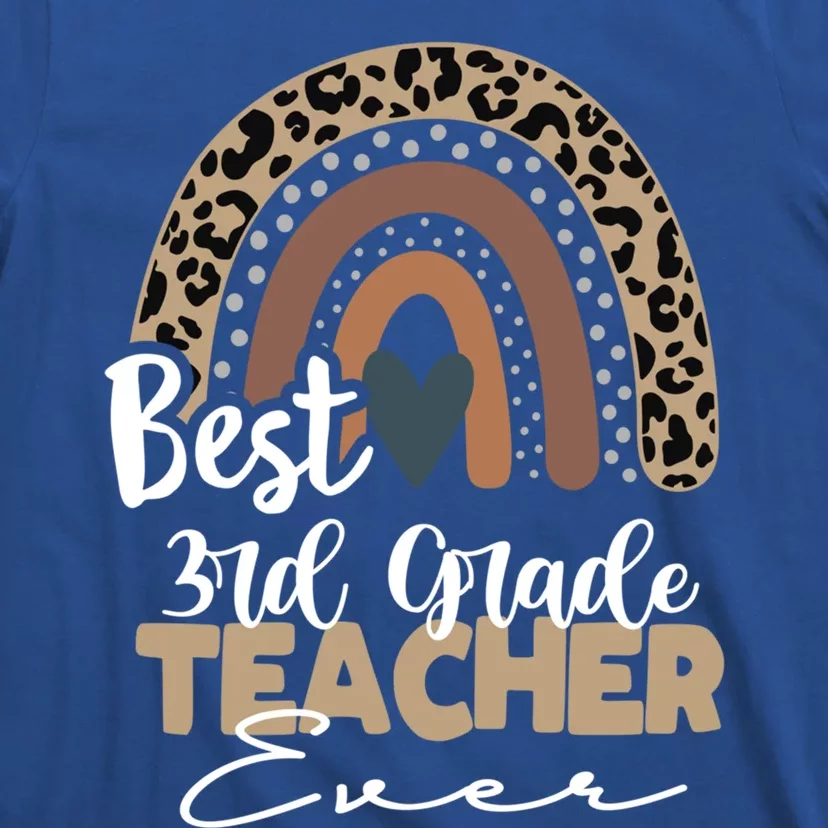 3rd Grade Teacher Boho Rainbow Teacher Appreciation Gift T-Shirt