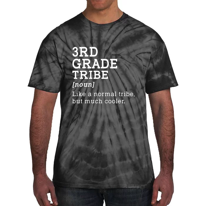 3rd Grade Tribe Back To School Teacher Third Grade Team Gift Tie-Dye T-Shirt