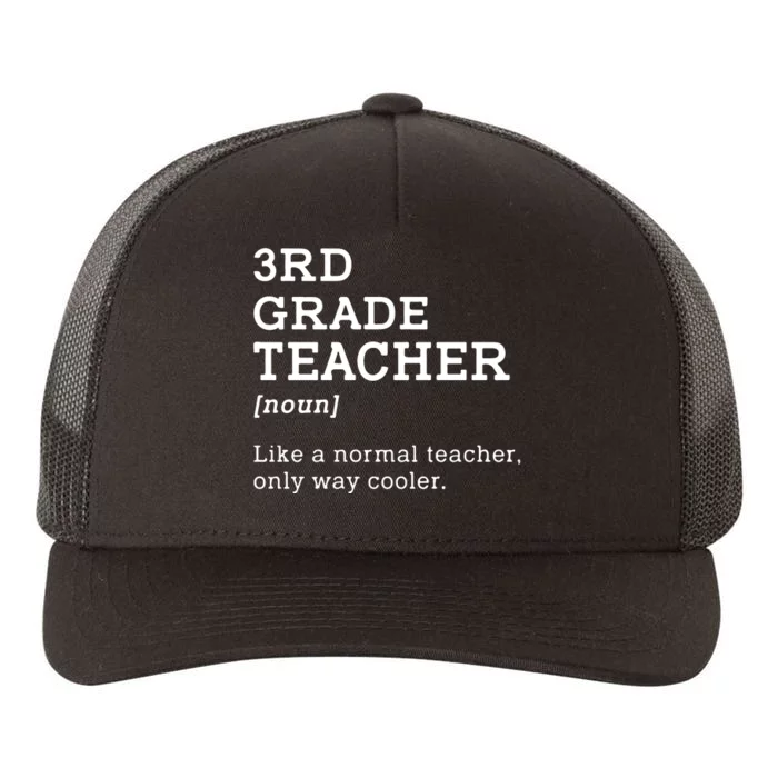 3rd Grade Teacher Idea For Third Grade Teacher Gift Yupoong Adult 5-Panel Trucker Hat