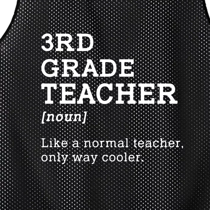 3rd Grade Teacher Idea For Third Grade Teacher Gift Mesh Reversible Basketball Jersey Tank