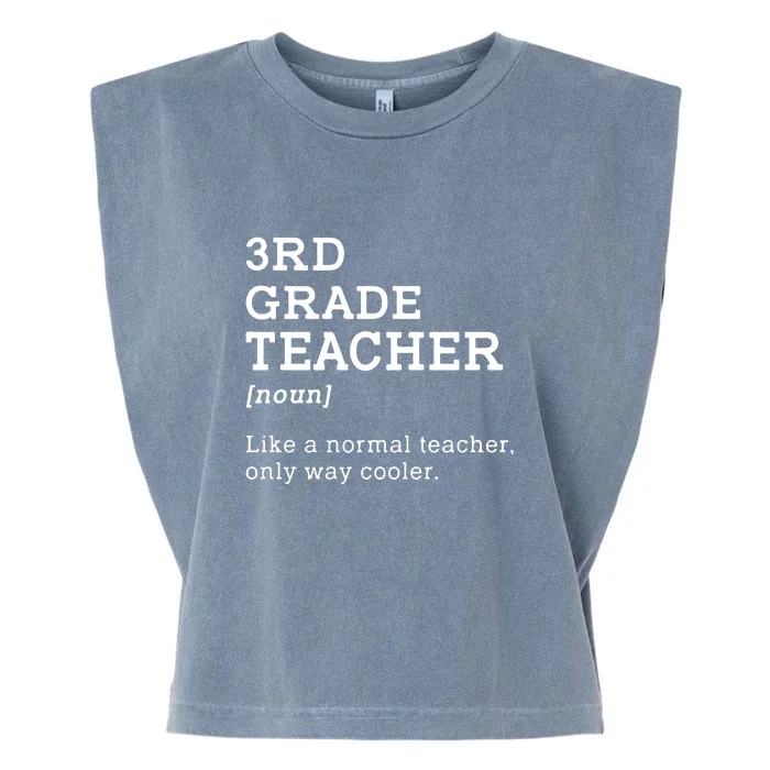 3rd Grade Teacher Idea For Third Grade Teacher Gift Garment-Dyed Women's Muscle Tee