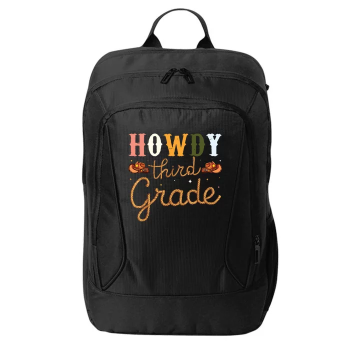 3rd Grade Teacher Rodeo Country Western Howdy Third Grade City Backpack