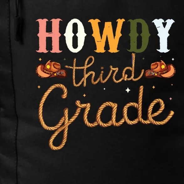 3rd Grade Teacher Rodeo Country Western Howdy Third Grade Daily Commute Backpack