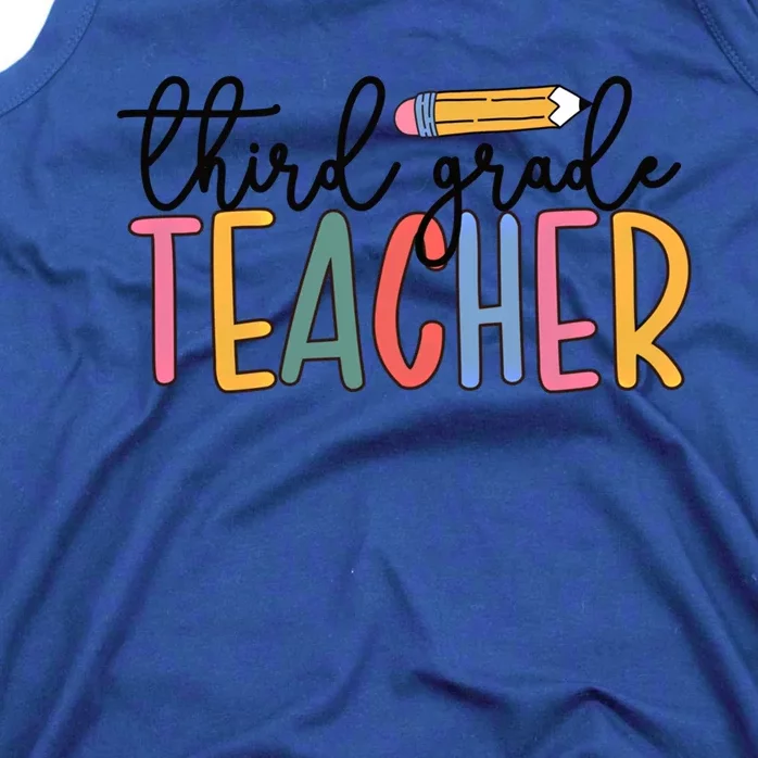 3Rd Grade Teacher Boho Third Grade Teachers Gift Tank Top