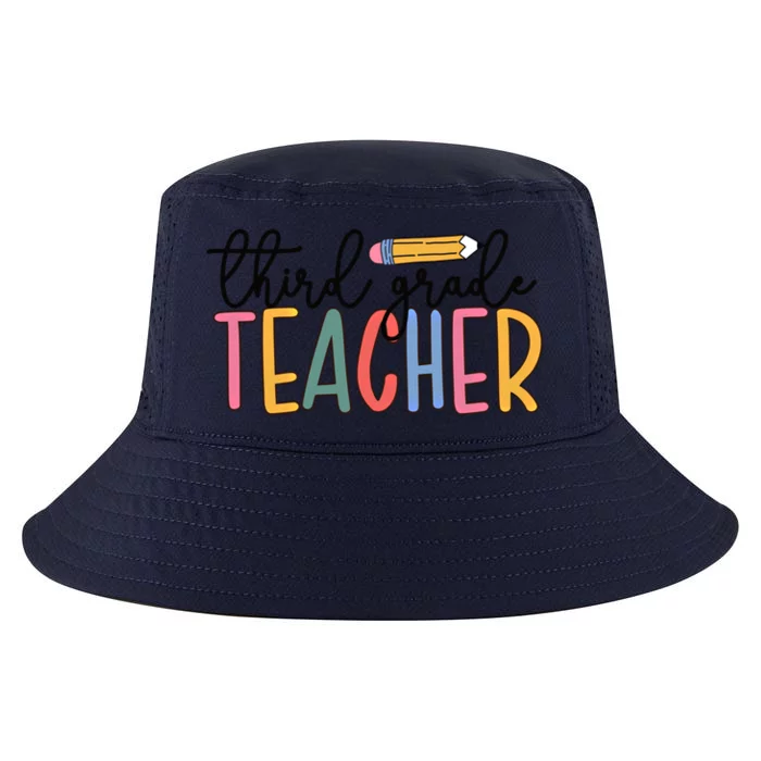 3Rd Grade Teacher Boho Third Grade Teachers Gift Cool Comfort Performance Bucket Hat