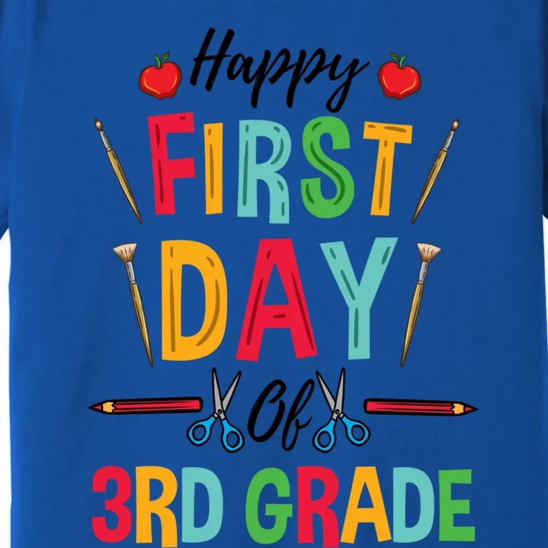 3Rd Grade Teacher Happy First Day Of 3Rd Grade Gift Premium T-Shirt