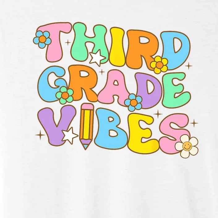 3rd Grade Vibes Back To School Retro Third Grade Teachers ChromaSoft Performance T-Shirt