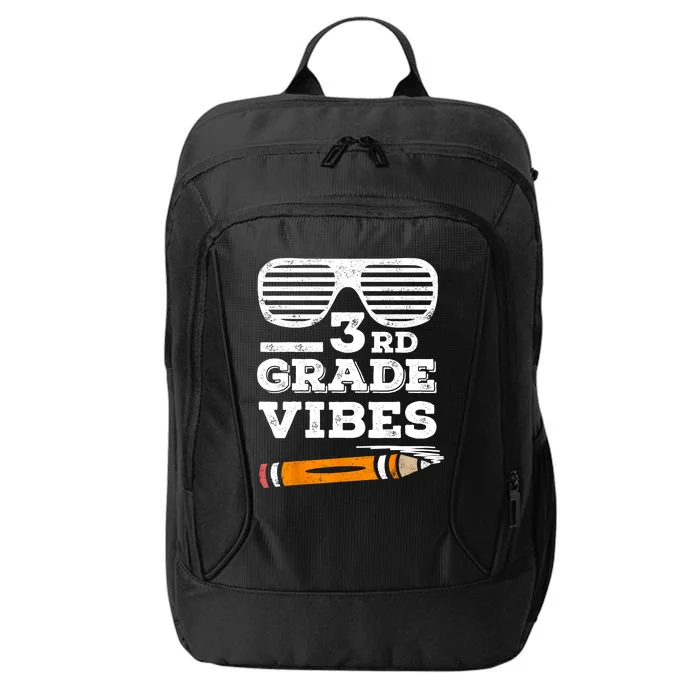 3rd Grade Vibes Funny Third Grade Back To School City Backpack