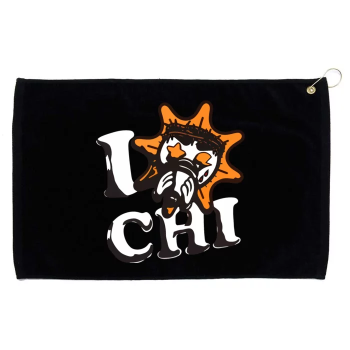 333 Half Evil I Love Chi G.L.O G.A.N.G Grommeted Golf Towel