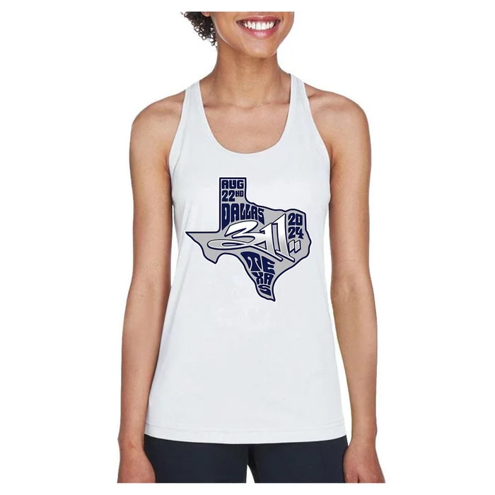 311 In Grand Prairie Tx On August 22 2024 Women's Racerback Tank