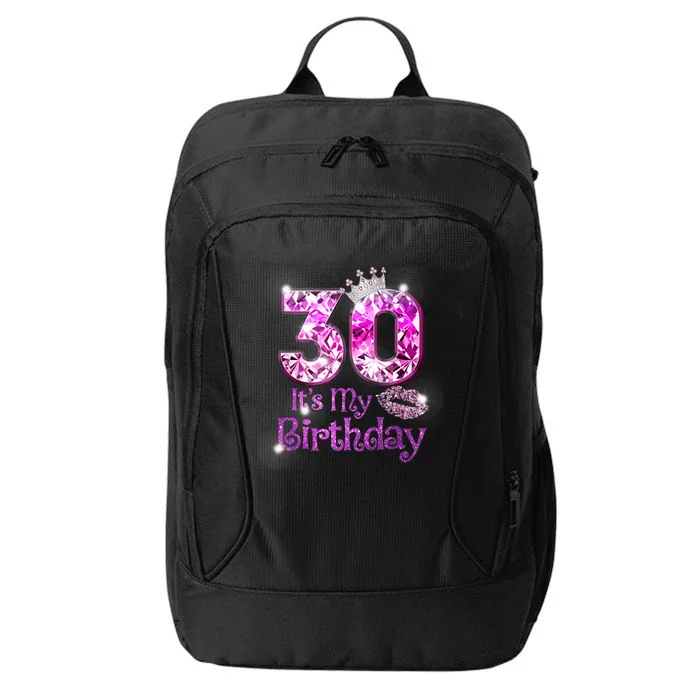 30 It's My Birthday 1992 30th Birthday Gifts Wom.e.n Girls City Backpack