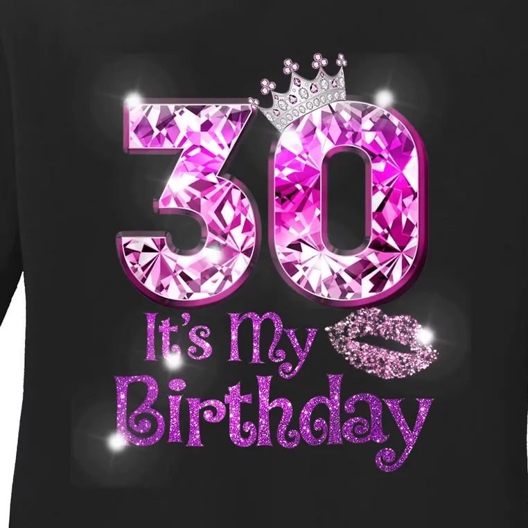 30 It's My Birthday 1992 30th Birthday Gifts Wom.e.n Girls Ladies Long Sleeve Shirt