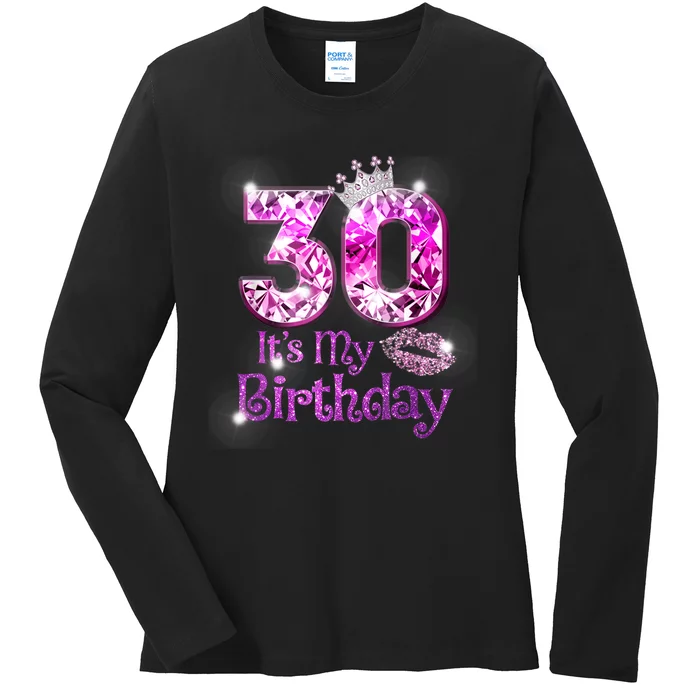 30 It's My Birthday 1992 30th Birthday Gifts Wom.e.n Girls Ladies Long Sleeve Shirt