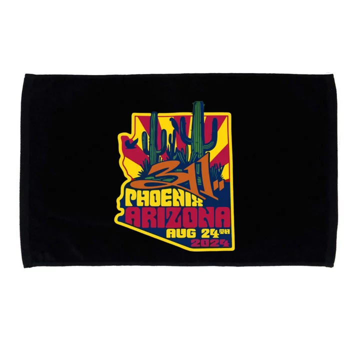 311 In Phoenix Az On August 24 2024 Microfiber Hand Towel