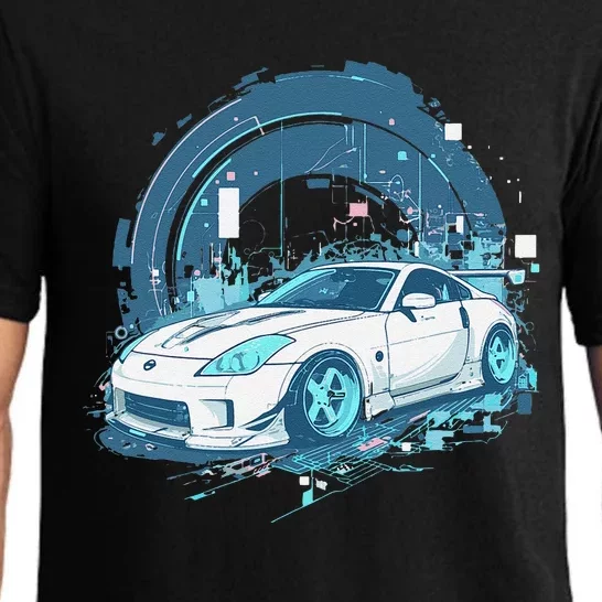 350 Jdm Race Car Scene Z33 Tuning Drift Import Pajama Set