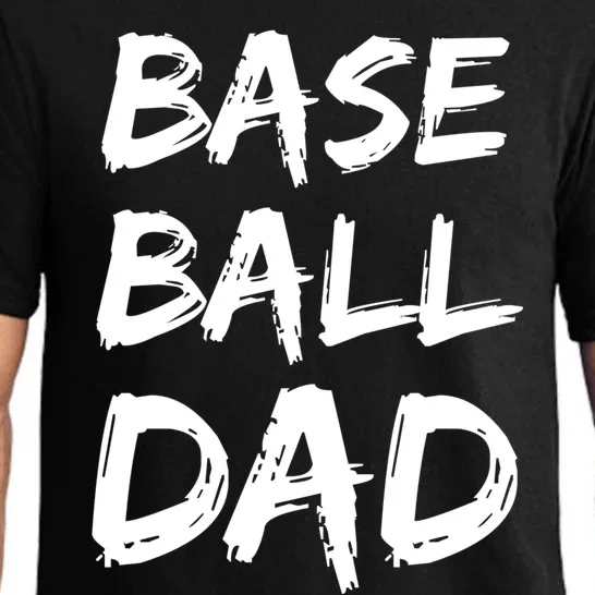 3 Level Baseball Father Design Sports Gift Baseball Dad Funny Gift Pajama Set