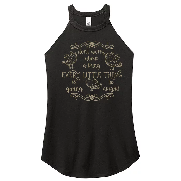 3 Little Birds Bob Mar Ley Women’s Perfect Tri Rocker Tank