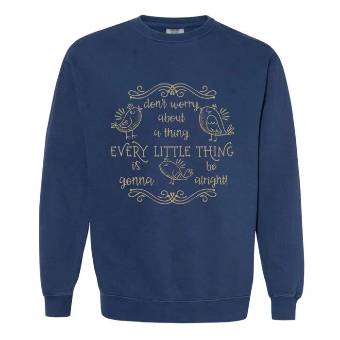 3 Little Birds Bob Mar Ley Garment-Dyed Sweatshirt